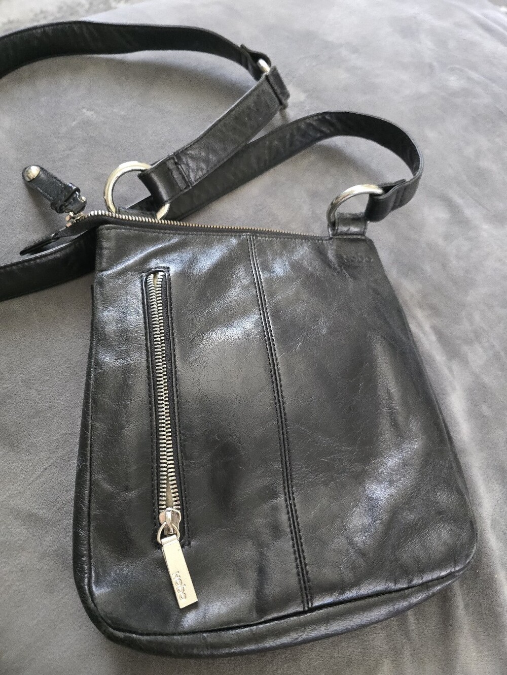 HOBO Black Leather Crossbody